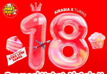 Promosi Hebat AirAsia X Ulang Tahun Ke18!