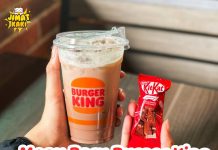 Menu Baru Burger King KitKat! FREE KitKat & Peluang Menang Racing Car Building Set