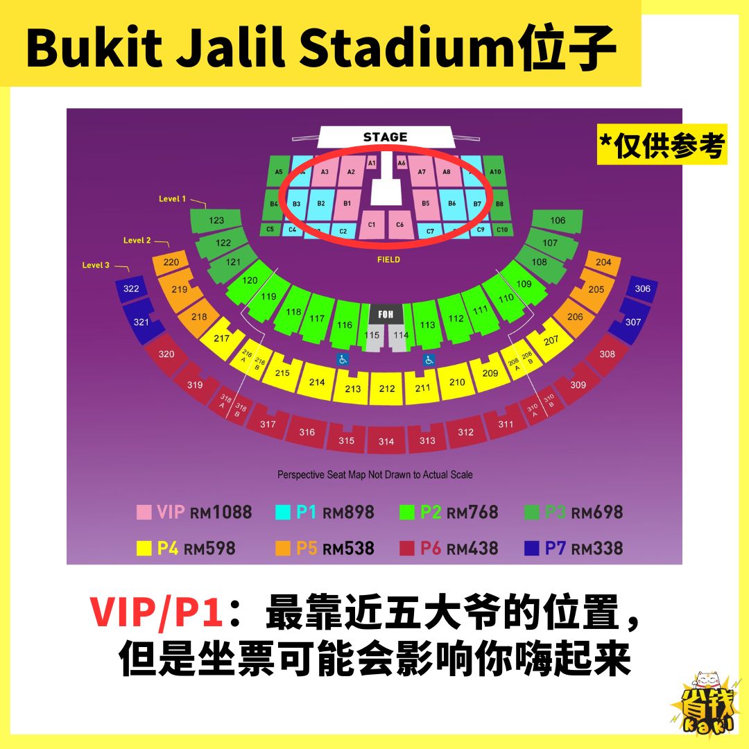 五迷老师集合！五月天#5525 回到那一天马来西亚站！座位选择& 买票攻略！